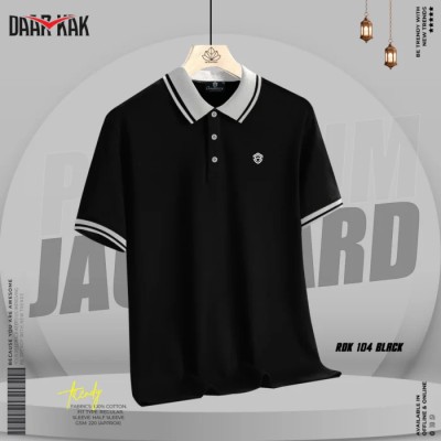 Premium Basic Polo Shirt Black Color